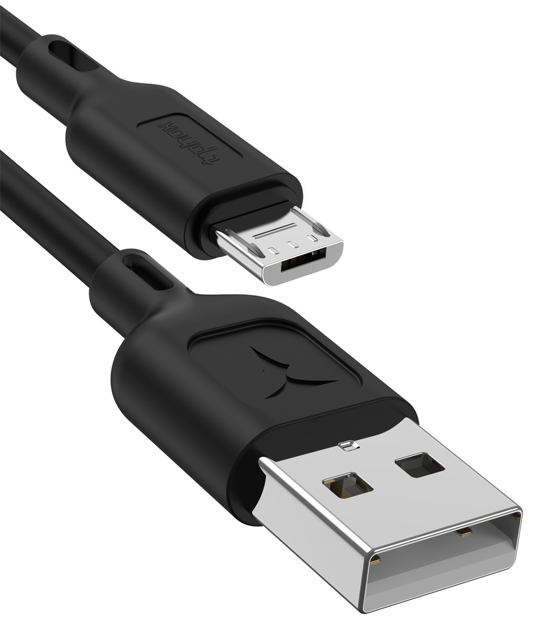 Кабель T-PHOX Fast T-M829 Micro USB - 3A - 1.2m Black
