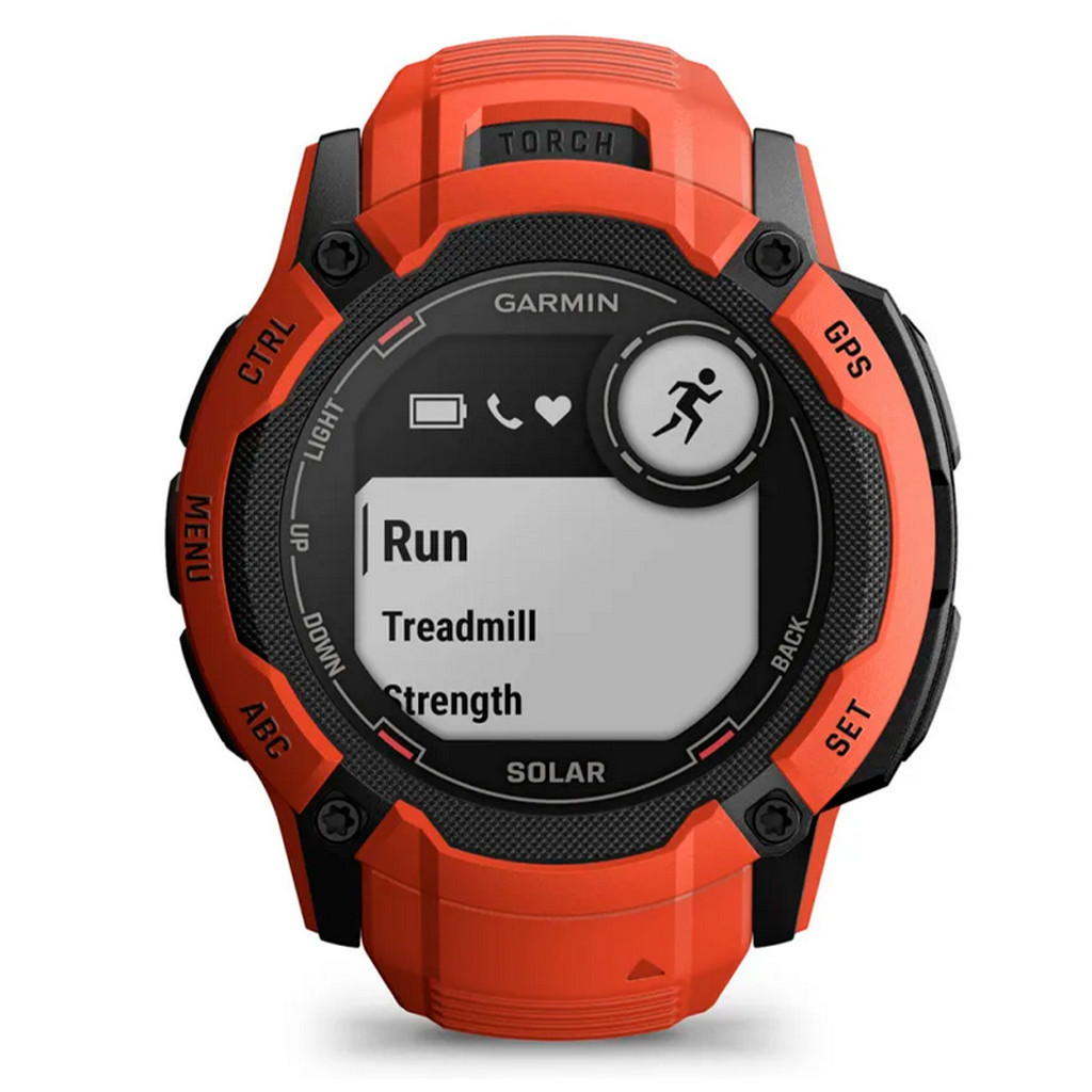 Смарт-годинник Garmin Instinct 2X, Solar, Flame Red, GPS (010-02805-01)