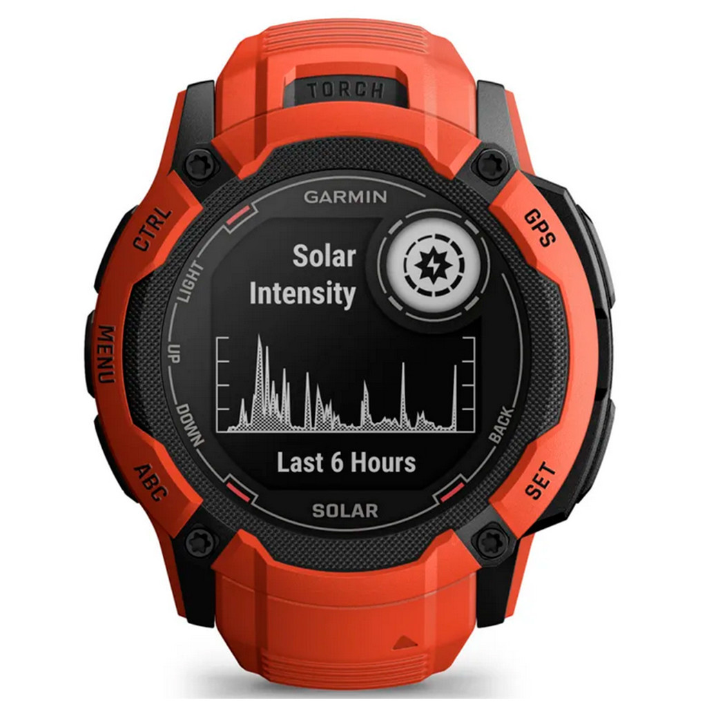 Смарт-годинник Garmin Instinct 2X, Solar, Flame Red, GPS (010-02805-01)