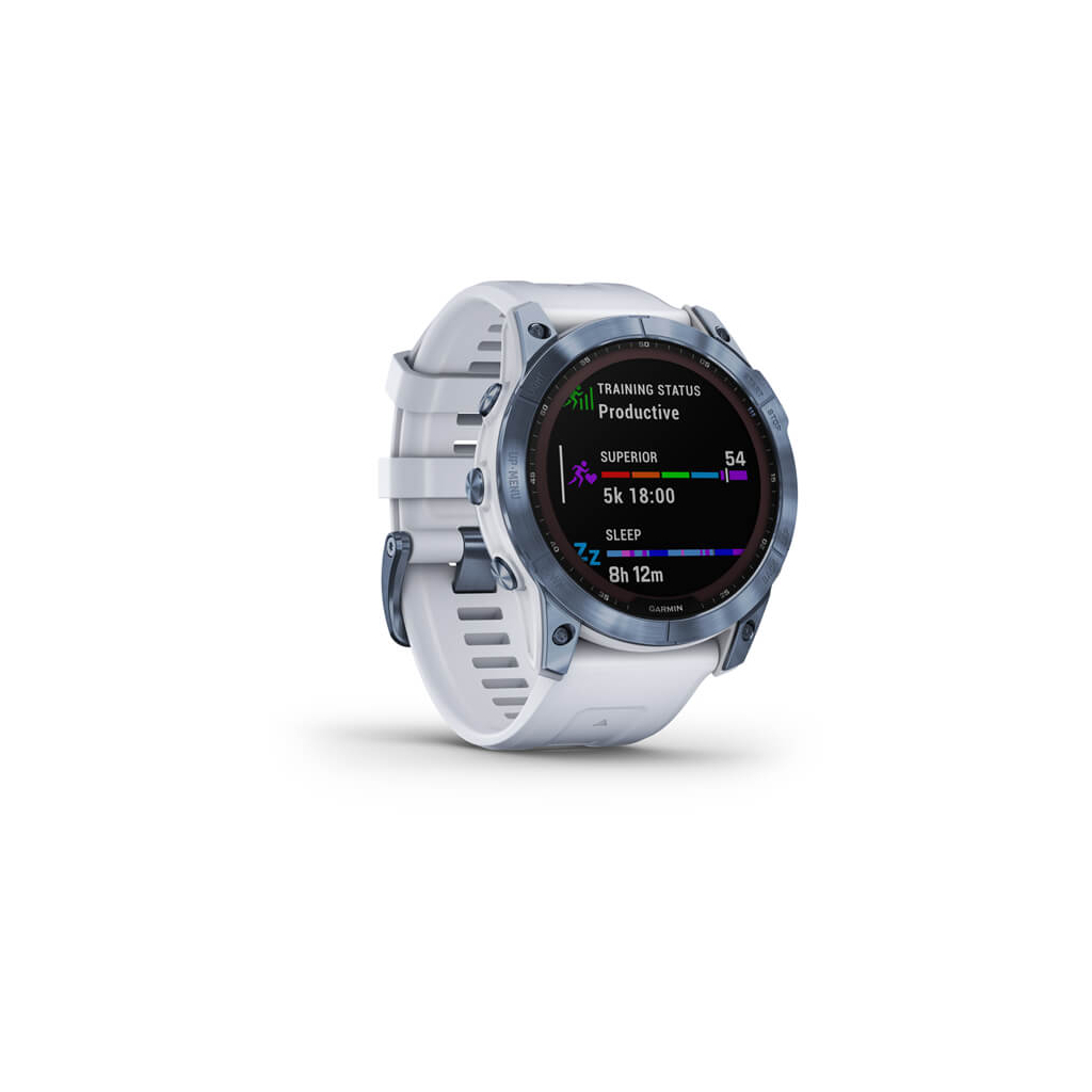 Смарт-годинник Garmin fenix 7X Sapph Sol Mineral Blue, GPS (010-02541-15)