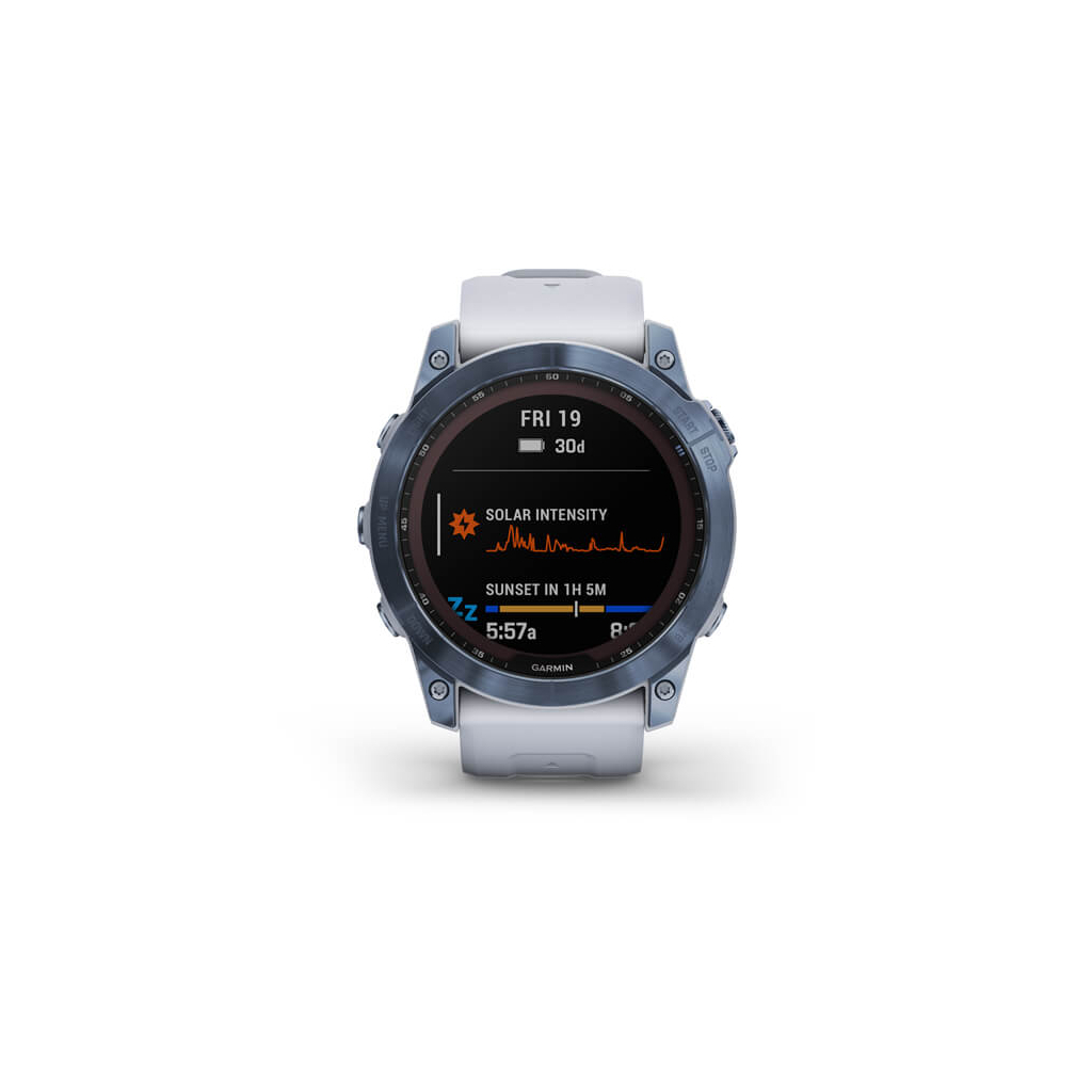 Смарт-годинник Garmin fenix 7X Sapph Sol Mineral Blue, GPS (010-02541-15)