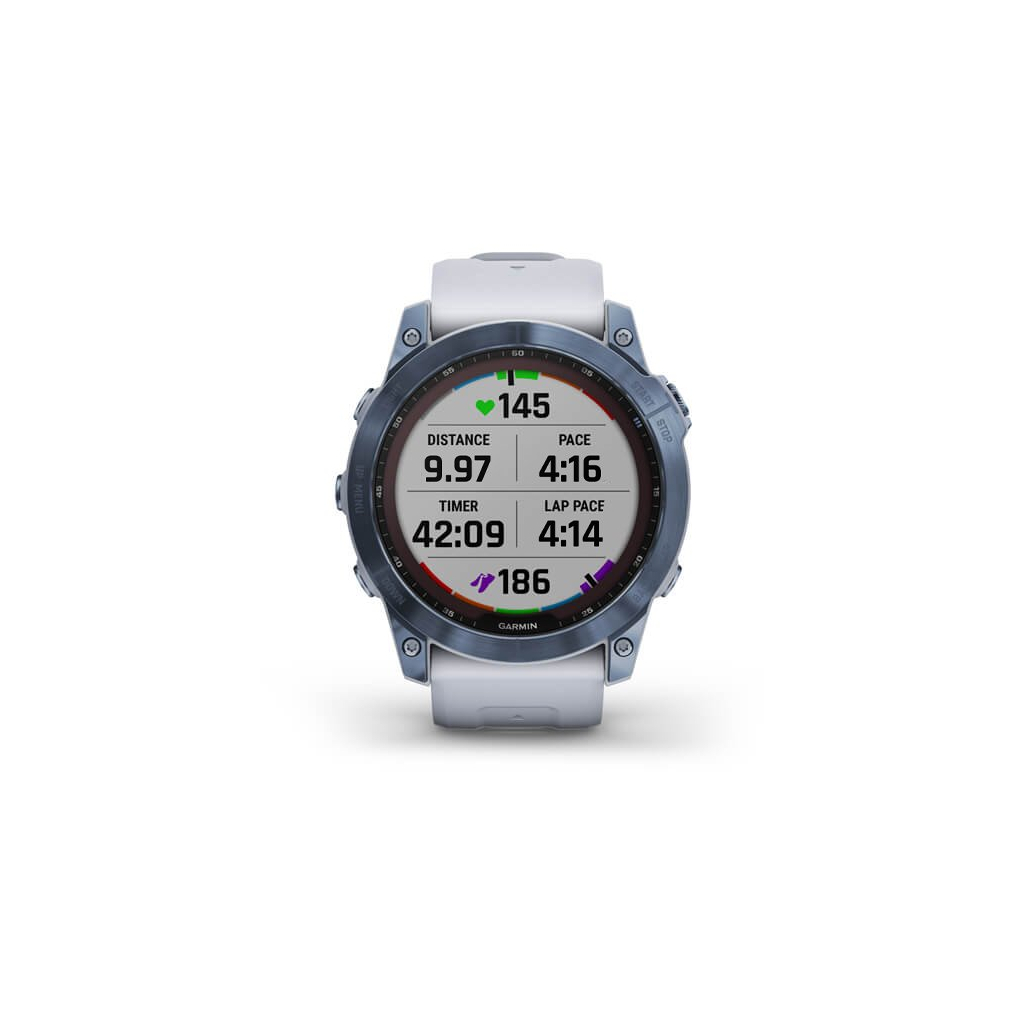 Смарт-годинник Garmin fenix 7X Sapph Sol Mineral Blue, GPS (010-02541-15)