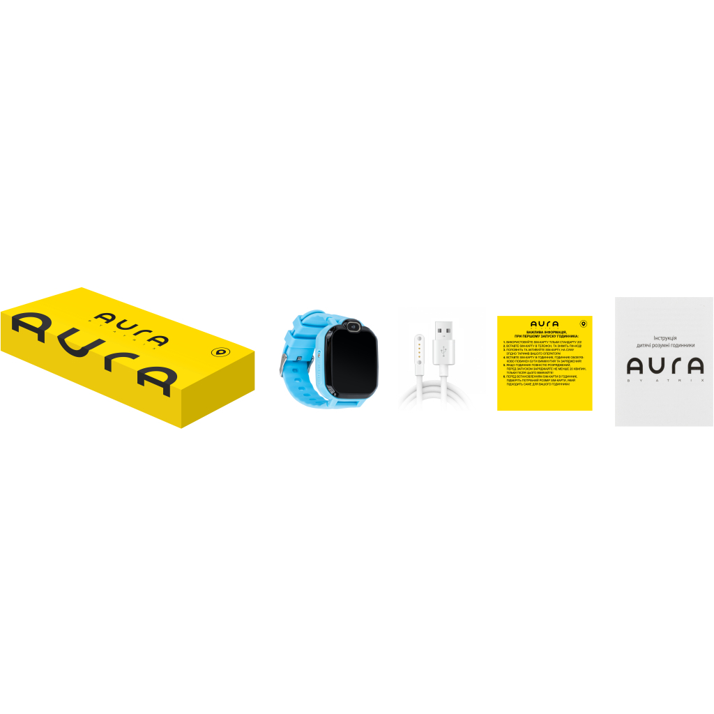 Смарт-годинник AURA A3 WIFI Blue (KWAA3BL)