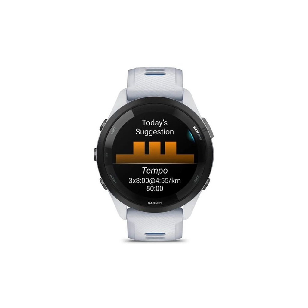 Смарт-годинник Garmin Forerunner 265, Whitestone, GPS (010-02810-11)