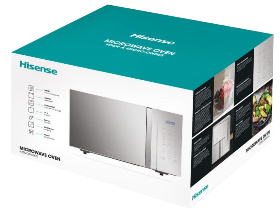 Мікрохвильова піч Hisense H23MOMS5HG