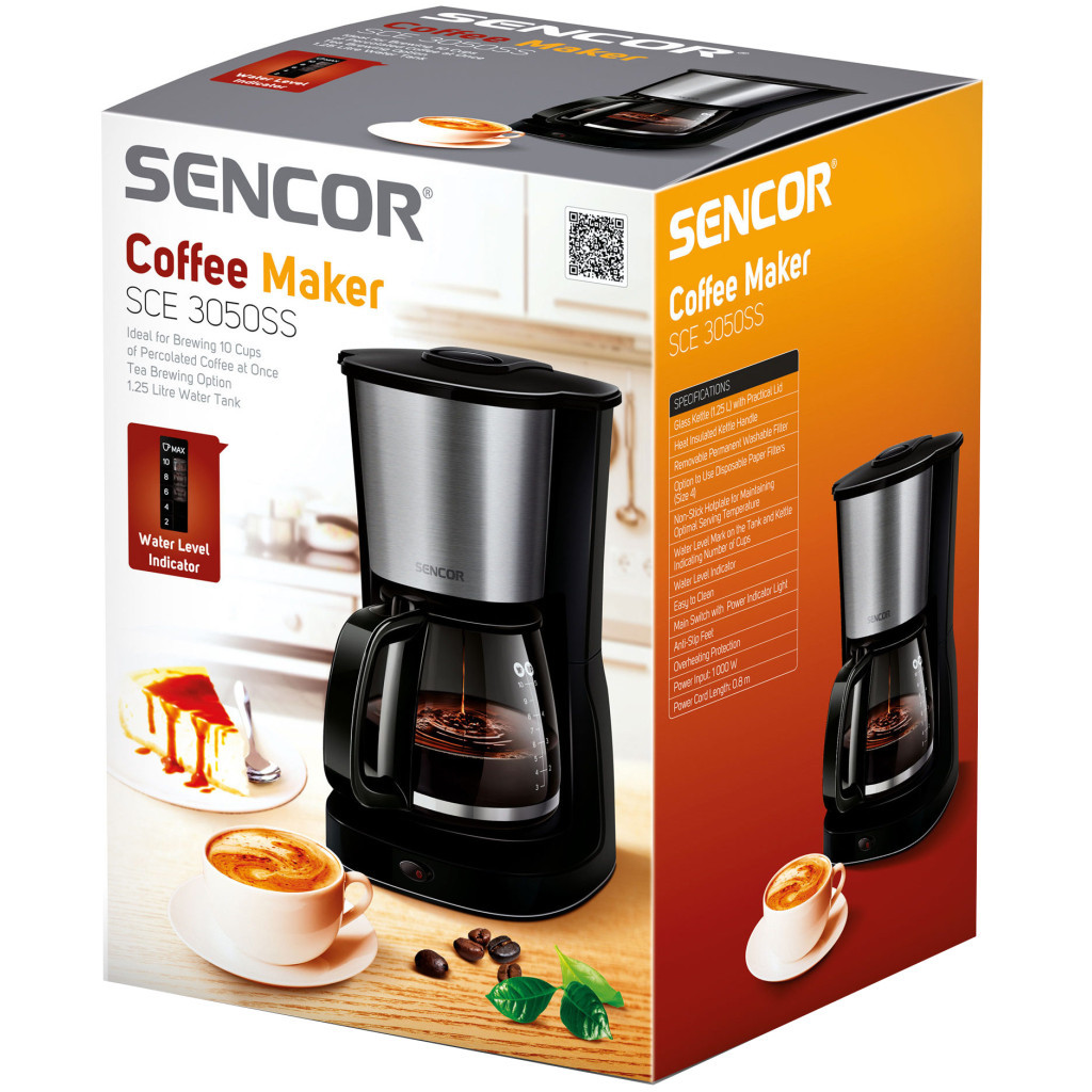 Крапельна кавоварка Sencor SCE 3050SS