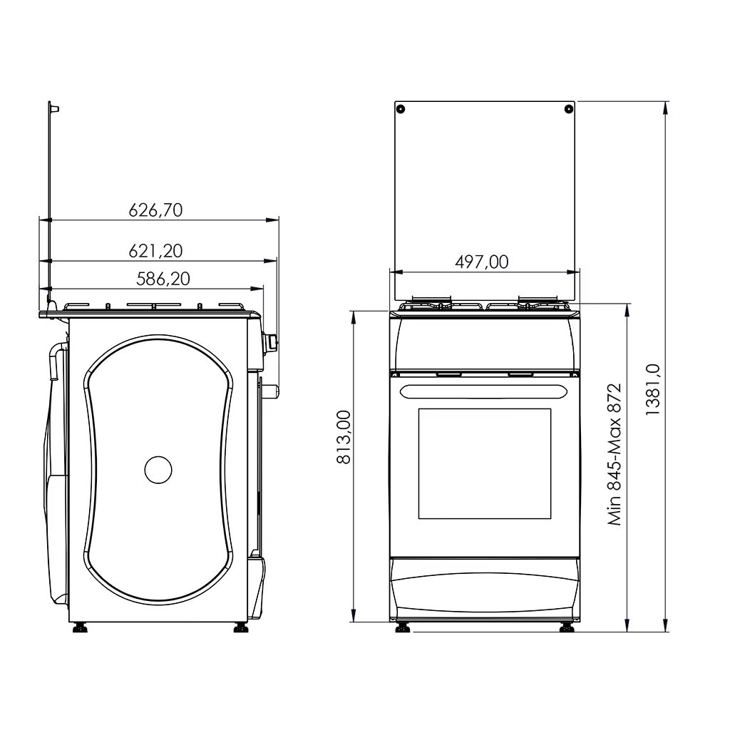 Плита Grunhelm FLG5612MB