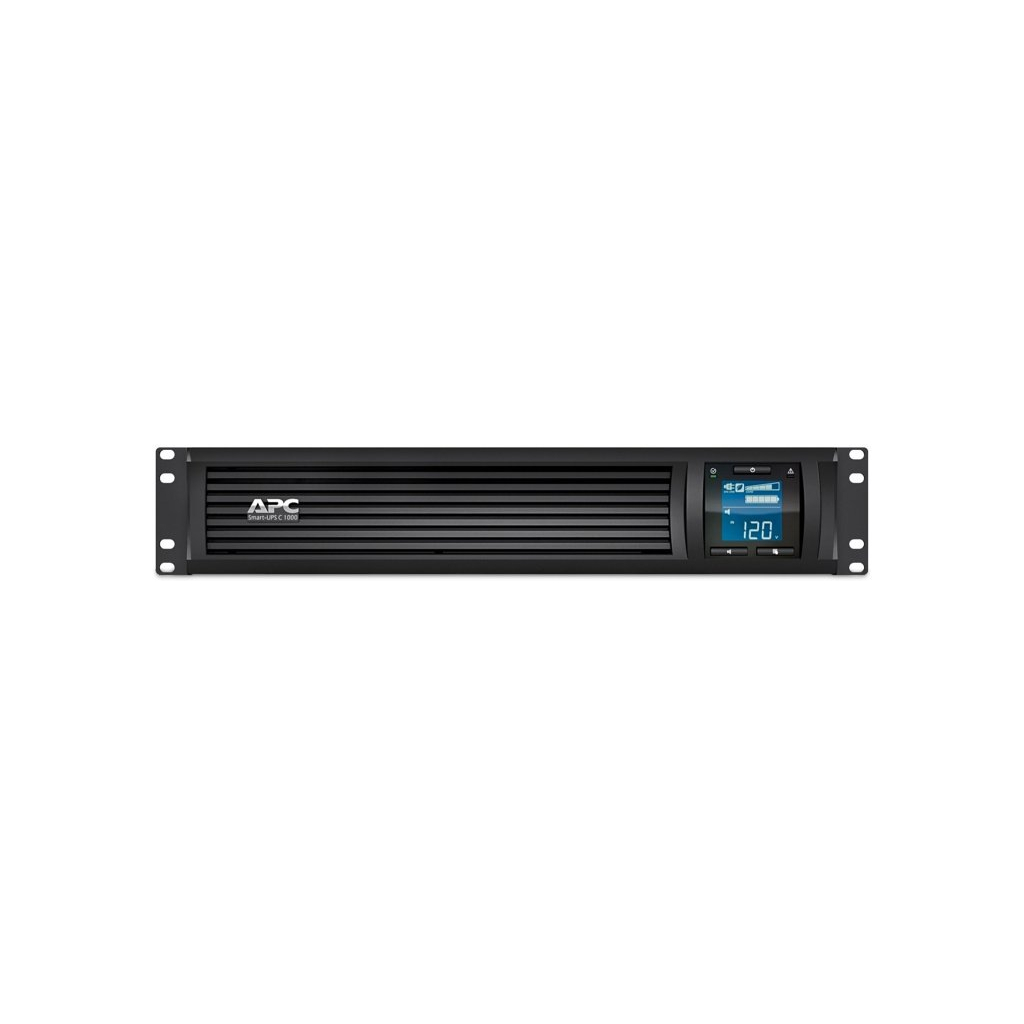 Пристрій безперебійного живлення APC Smart-UPS C 1000VA LCD RM 2U with SmartConnect (SMC1000I-2UC)