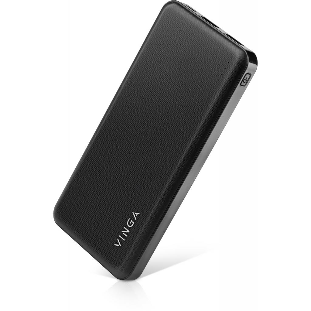 Батарея універсальна Vinga 10000 mAh black (BTPB1910BK)