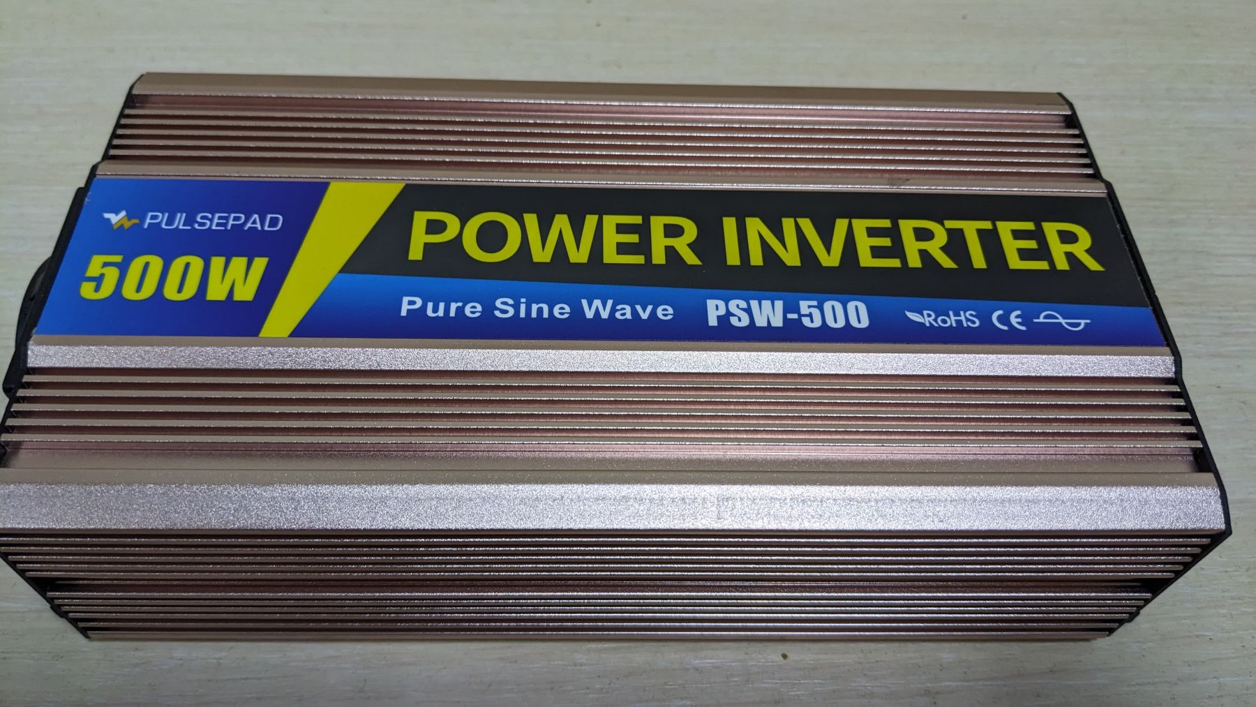 Інвертор Pulsepad PSW-500 12V 500W PURE SINE WAVE