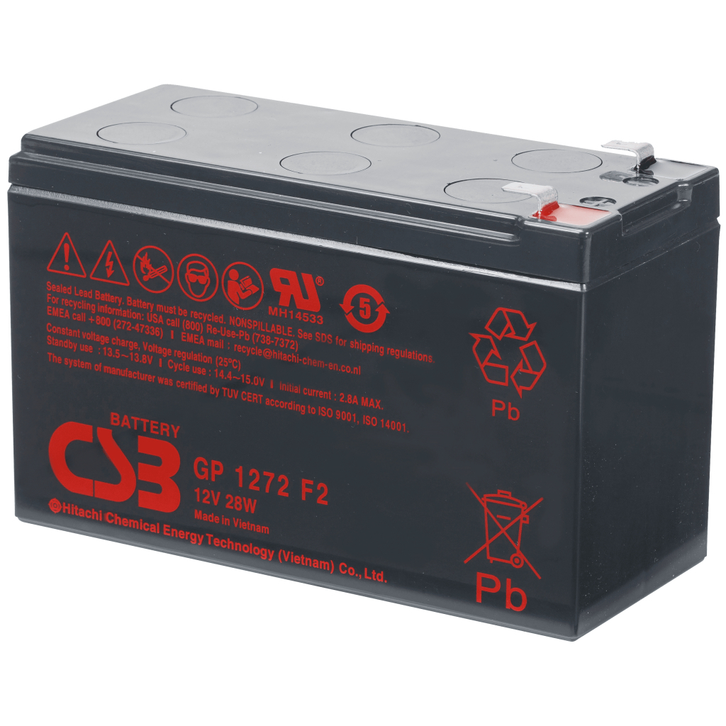 Батарея до ДБЖ CSB 12В 7.2 Аг (GP1272_28W)