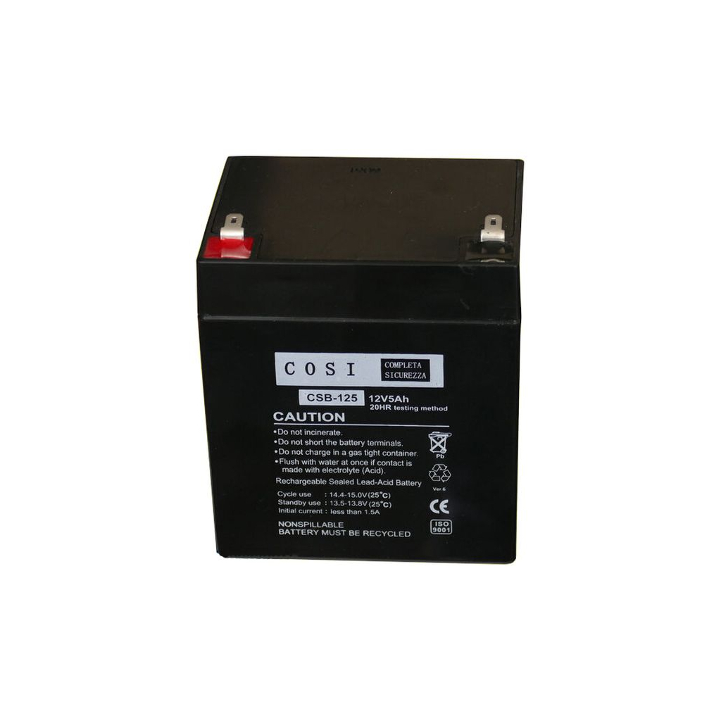 Батарея до ДБЖ COSI AGM 12V 5Ah F1 (CSB-125)