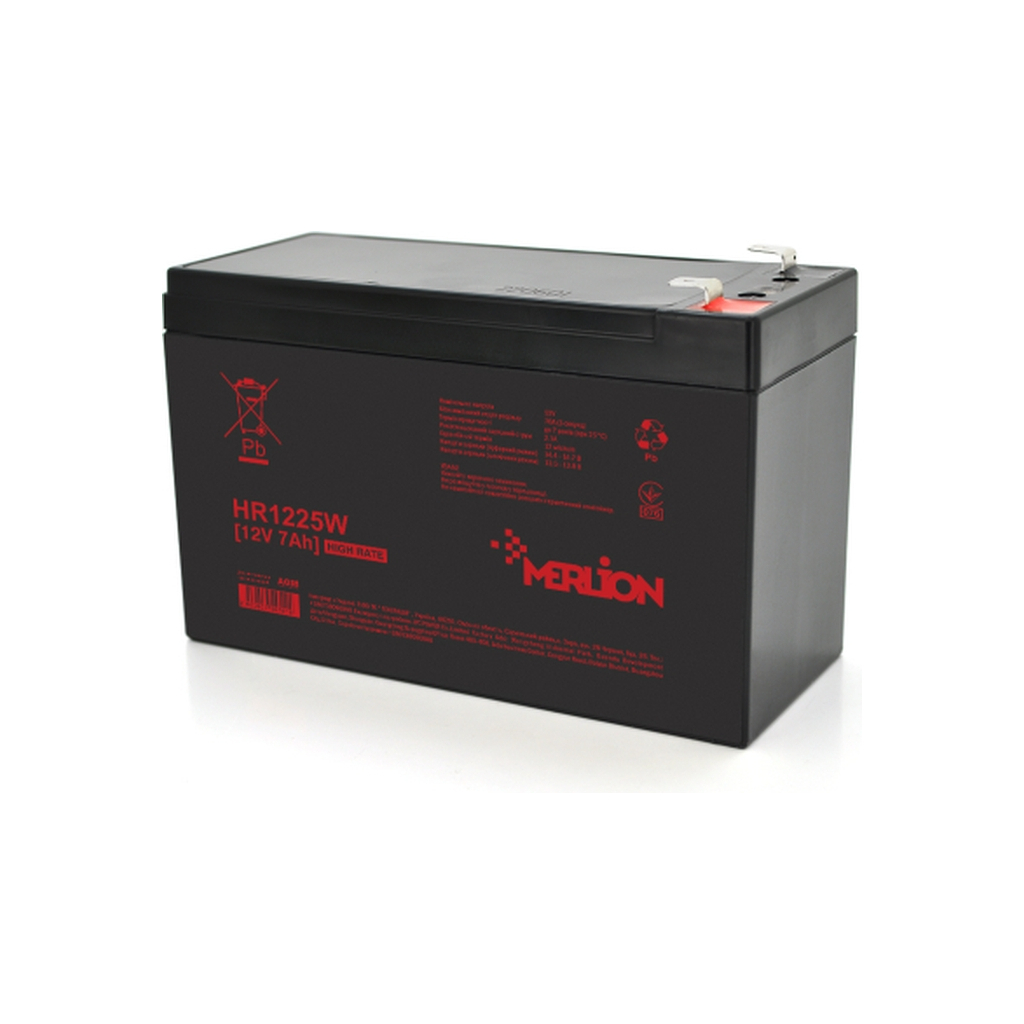 Батарея до ДБЖ Merlion HR1225W, 12V 7Ah (HR1225W)