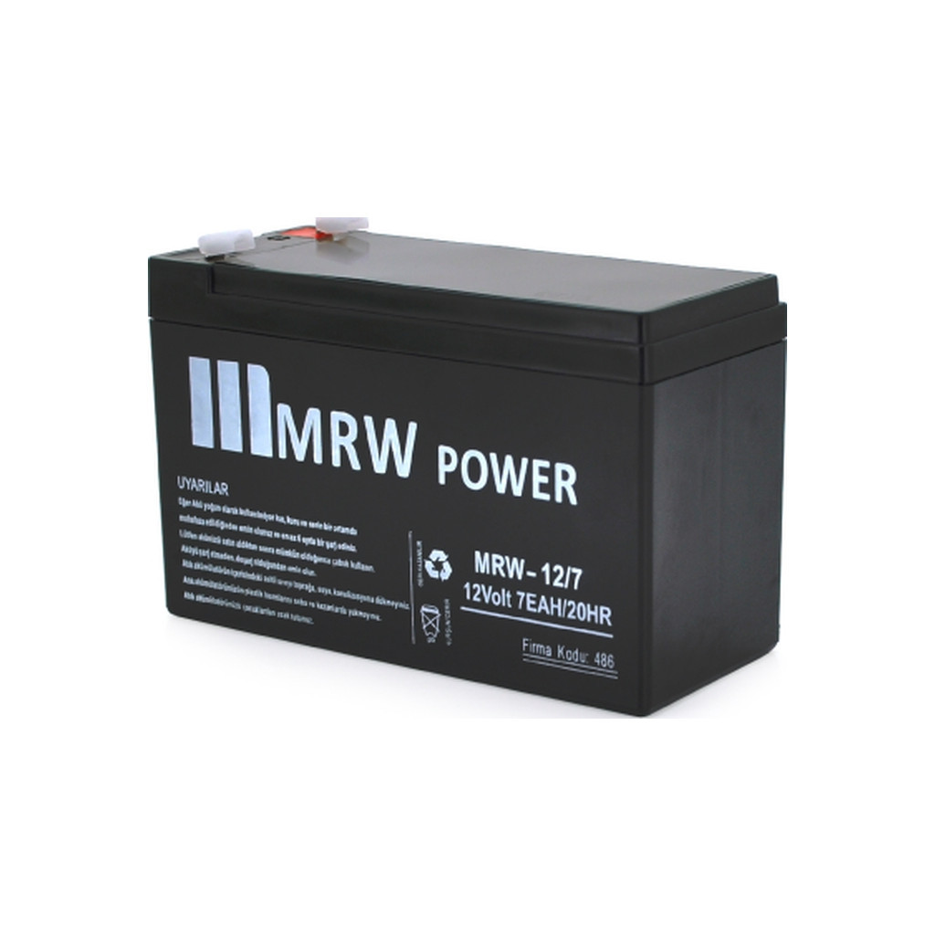 Батарея до ДБЖ Mervesan MRV-12/7, 12V 7Ah (MRW-12/7)