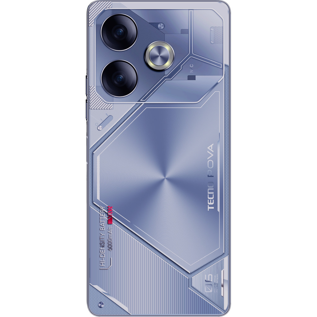 Мобільний телефон Tecno POVA 6 12/256GB Interstellar Blue (4894947019104)