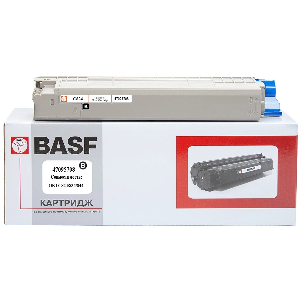 Тонер-картридж BASF OKI C824/834/844/ 47095708 Black (KT-47095708)