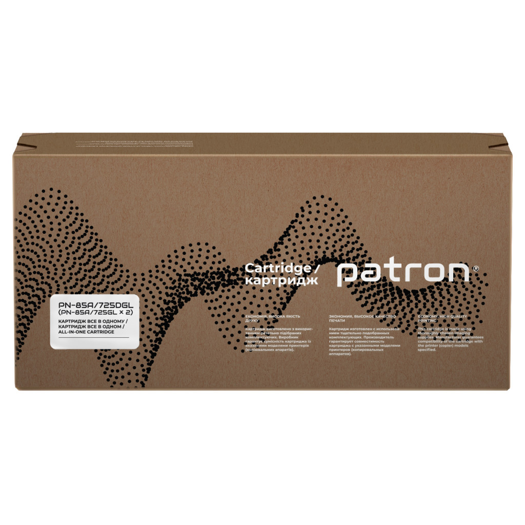 Картридж Patron HP LJ CE285A/CANON 725 GREEN Label (DUAL PACK) (PN-85A/725DGL)