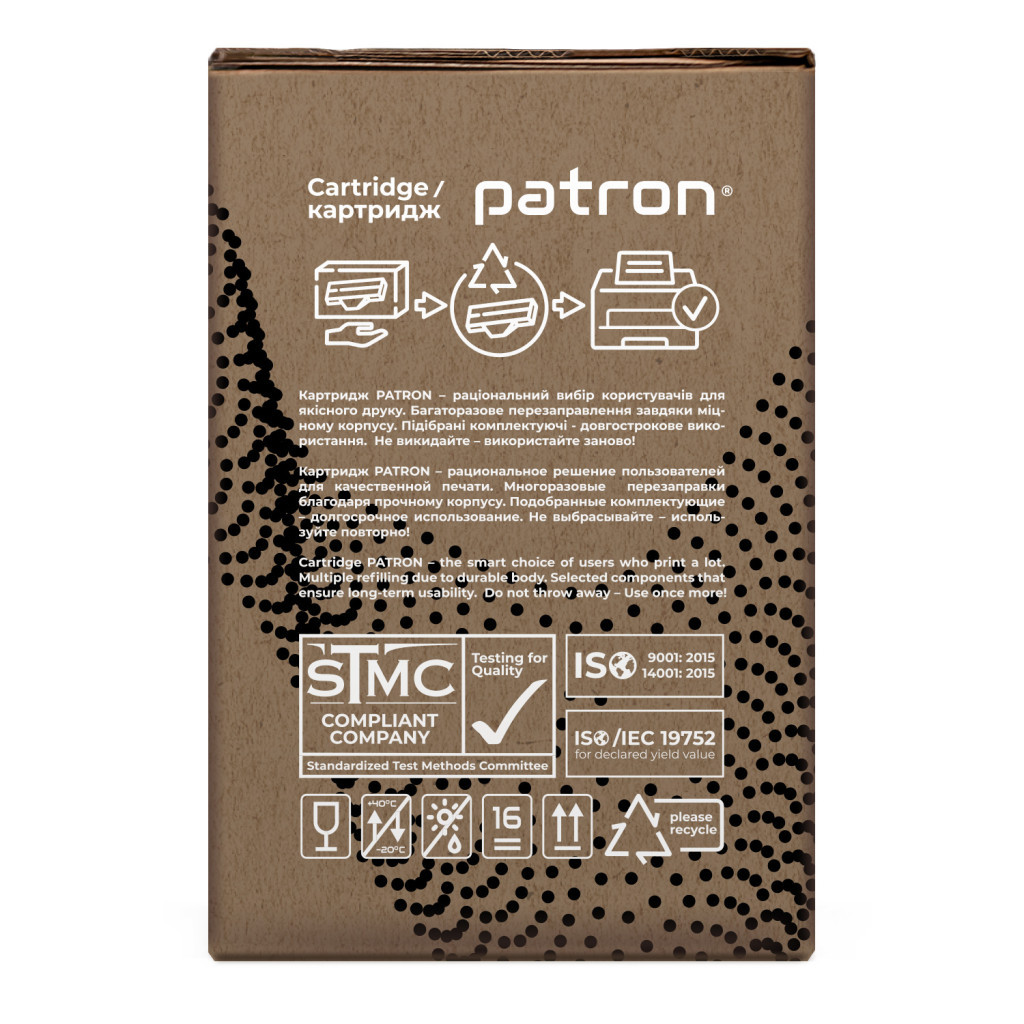 Картридж Patron HP LJ CE285A/CANON 725 GREEN Label (DUAL PACK) (PN-85A/725DGL)