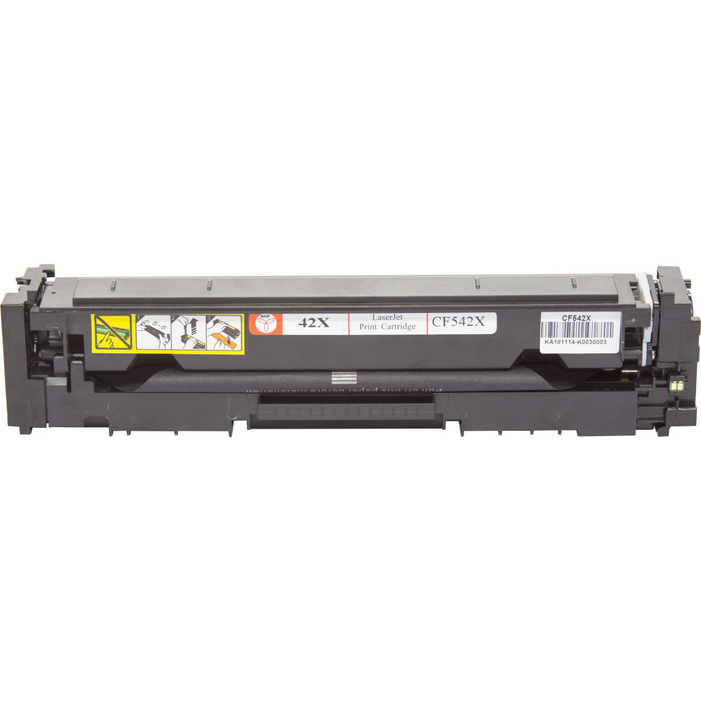 Картридж BASF для HP CLJ M280/M281/M254 Х Yellow (KT-CF542Х)