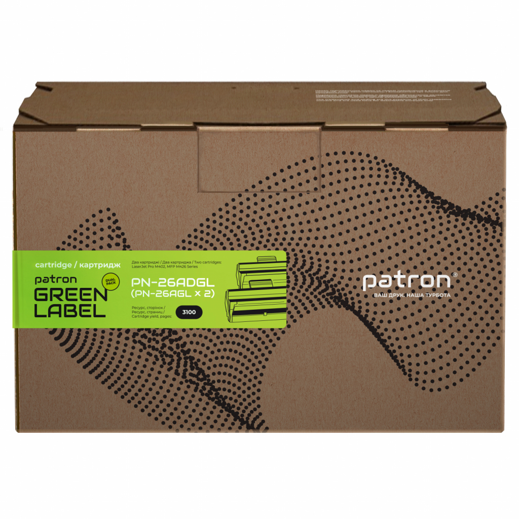 Картридж Patron HP LJ CF226A GREEN Label (DUAL PACK) (PN-26ADGL)