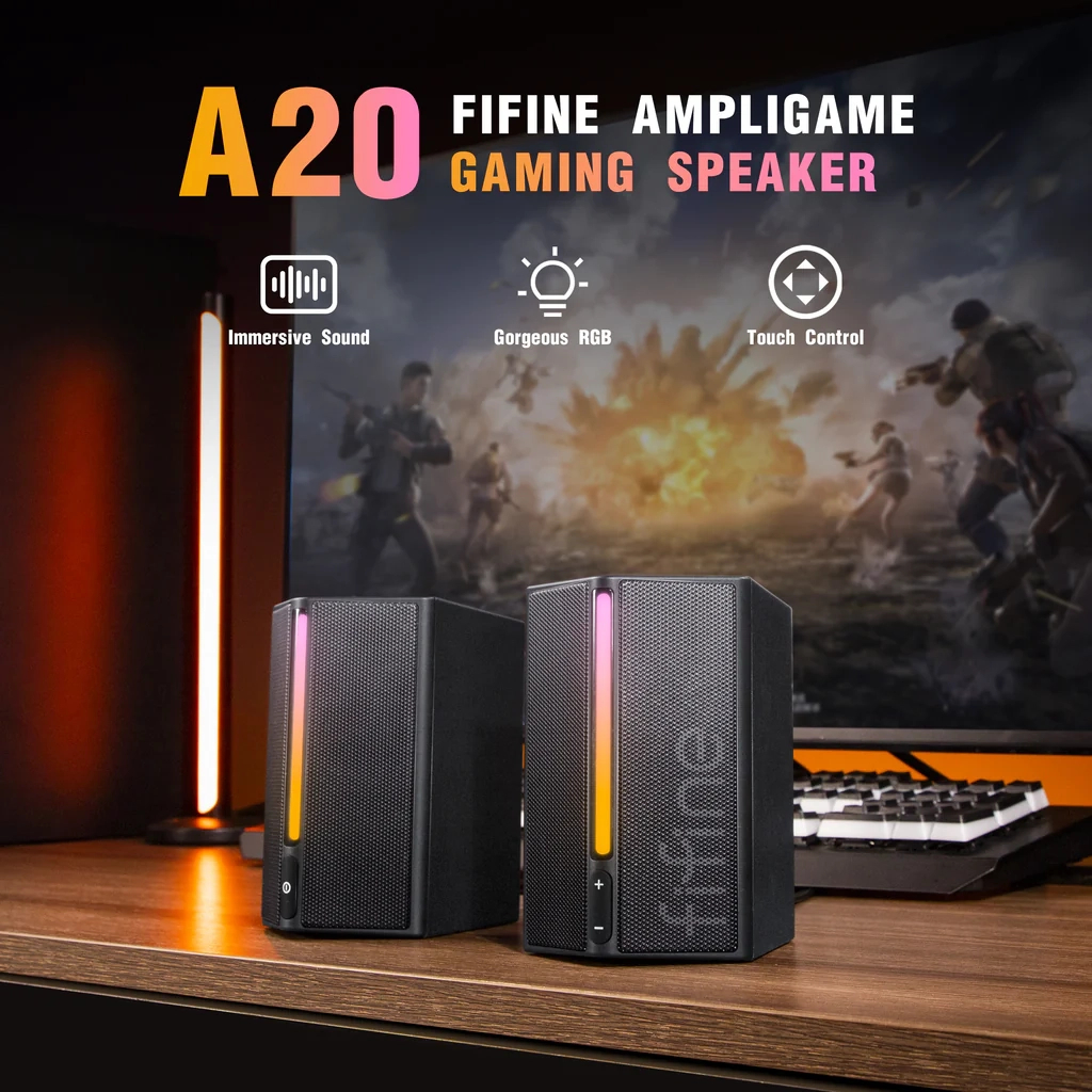 Акустична система Fifine A20 Gaming RGB Black (A20)