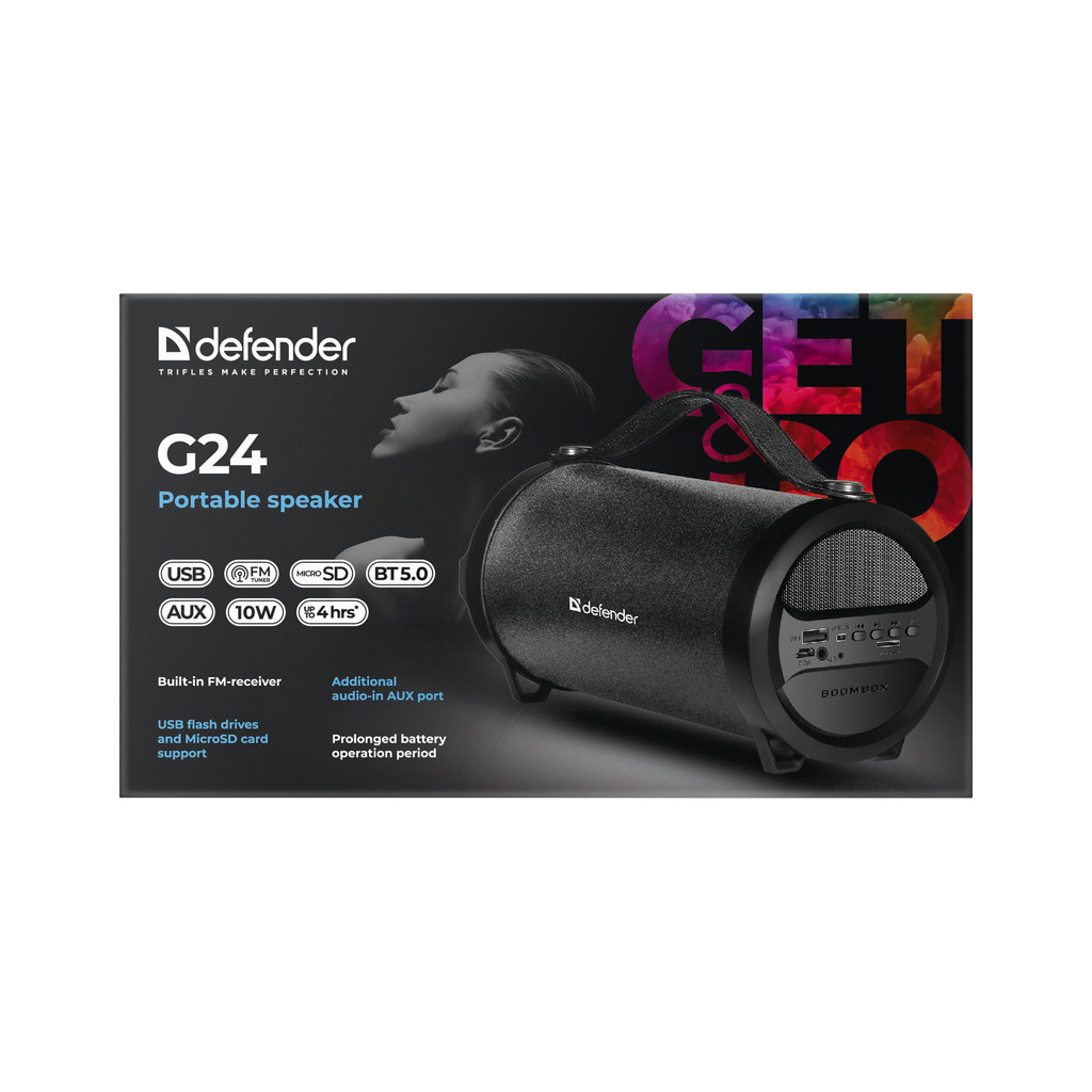 Акустична система Defender G24 Black (65124)