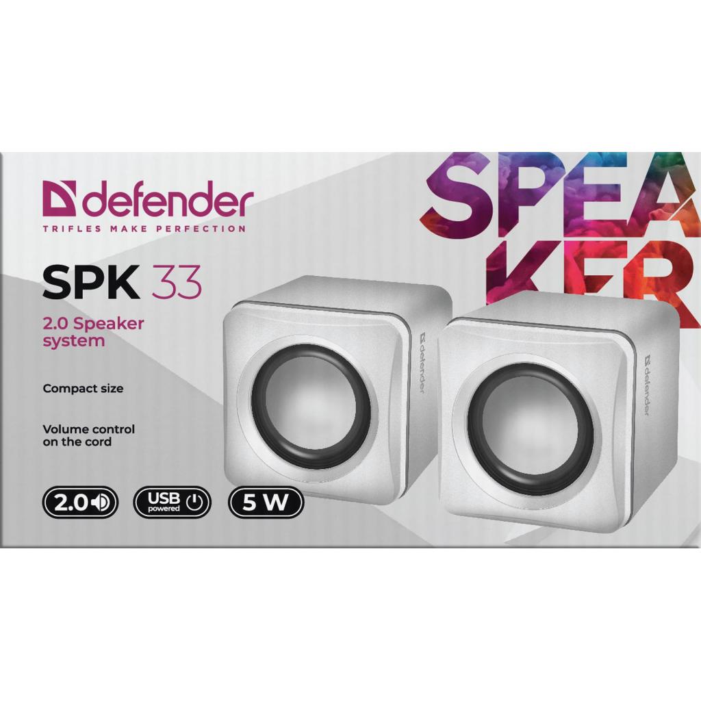 Акустична система Defender SPK 33 White (65631)