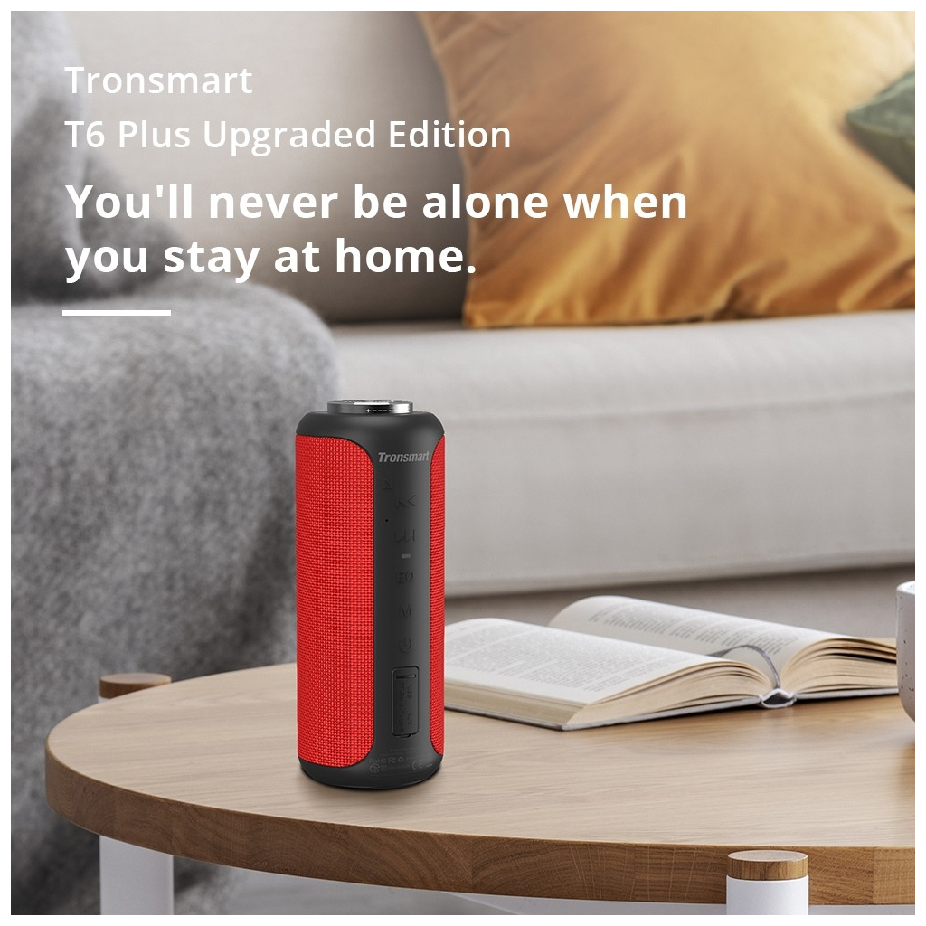 Акустична система Tronsmart T6 Plus Upgraded Edition Red (367786)