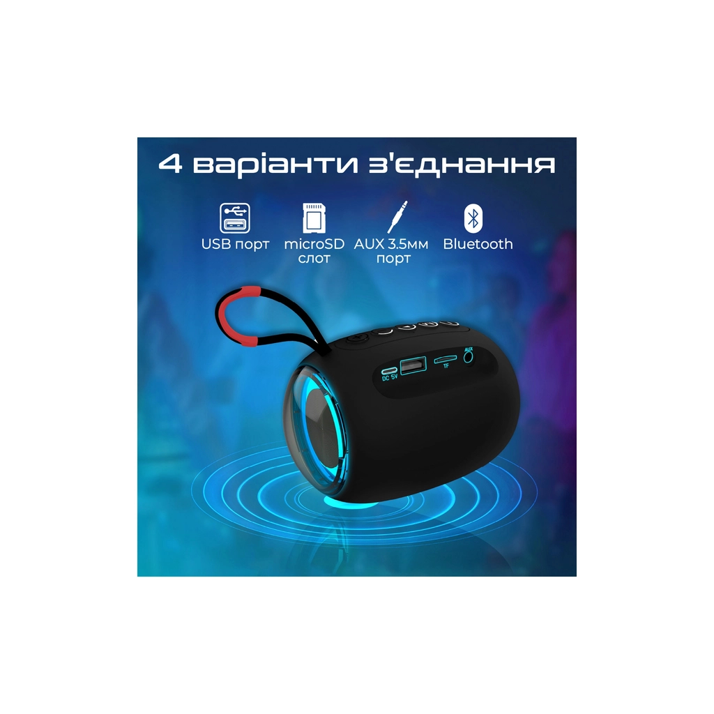 Акустична система Promate Capsule-3 Black (capsule-3.black)