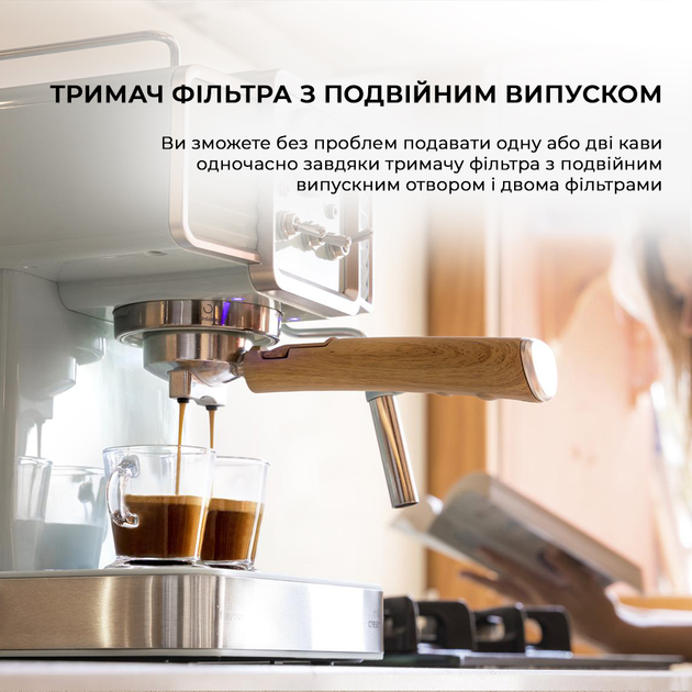 Кавоварка ріжкова Cecotec Cumbia Power Espresso 20 Tradizionale CCTC-01575