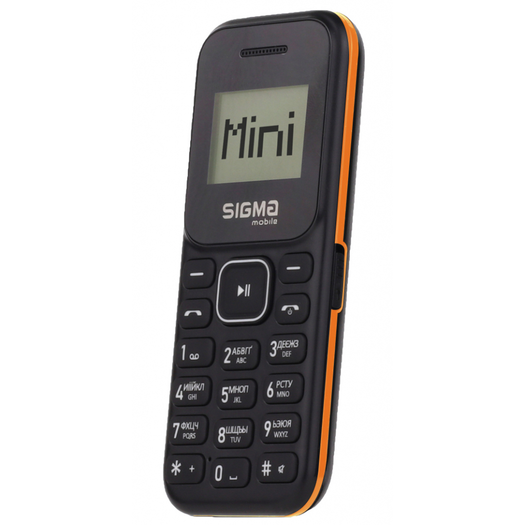 Мобільний телефон Sigma X-style 14 MINI Black-Orange (4827798120736)