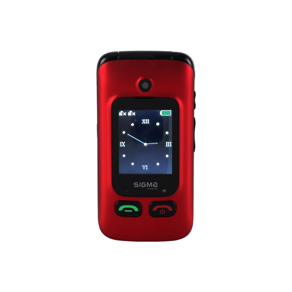 Мобільний телефон Sigma Comfort 50 Shell Duo Type-C Red Black (4827798212516)