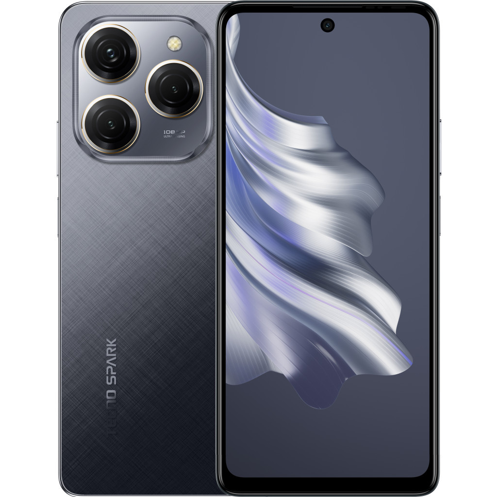 Мобільний телефон Tecno Spark 20 Pro 8/256Gb Moonlit Black (4894947014178)