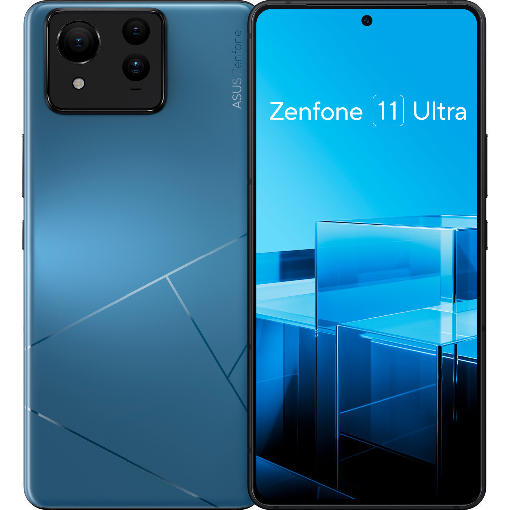 Мобільний телефон ASUS Zenfone 11 Ultra 16/512Gb Blue (90AI00N7-M001H0)