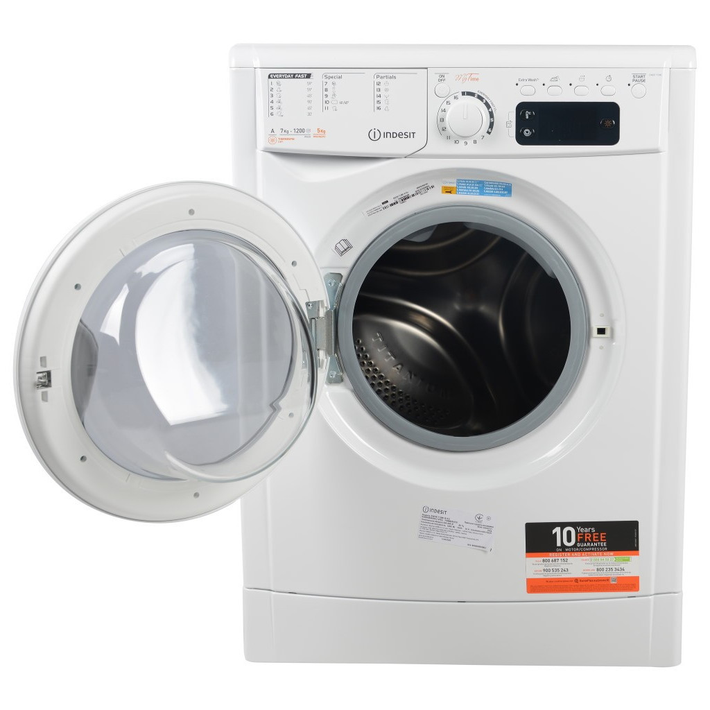 Пральна машина Indesit EWDE 71280 W EU (EWDE71280WEU)