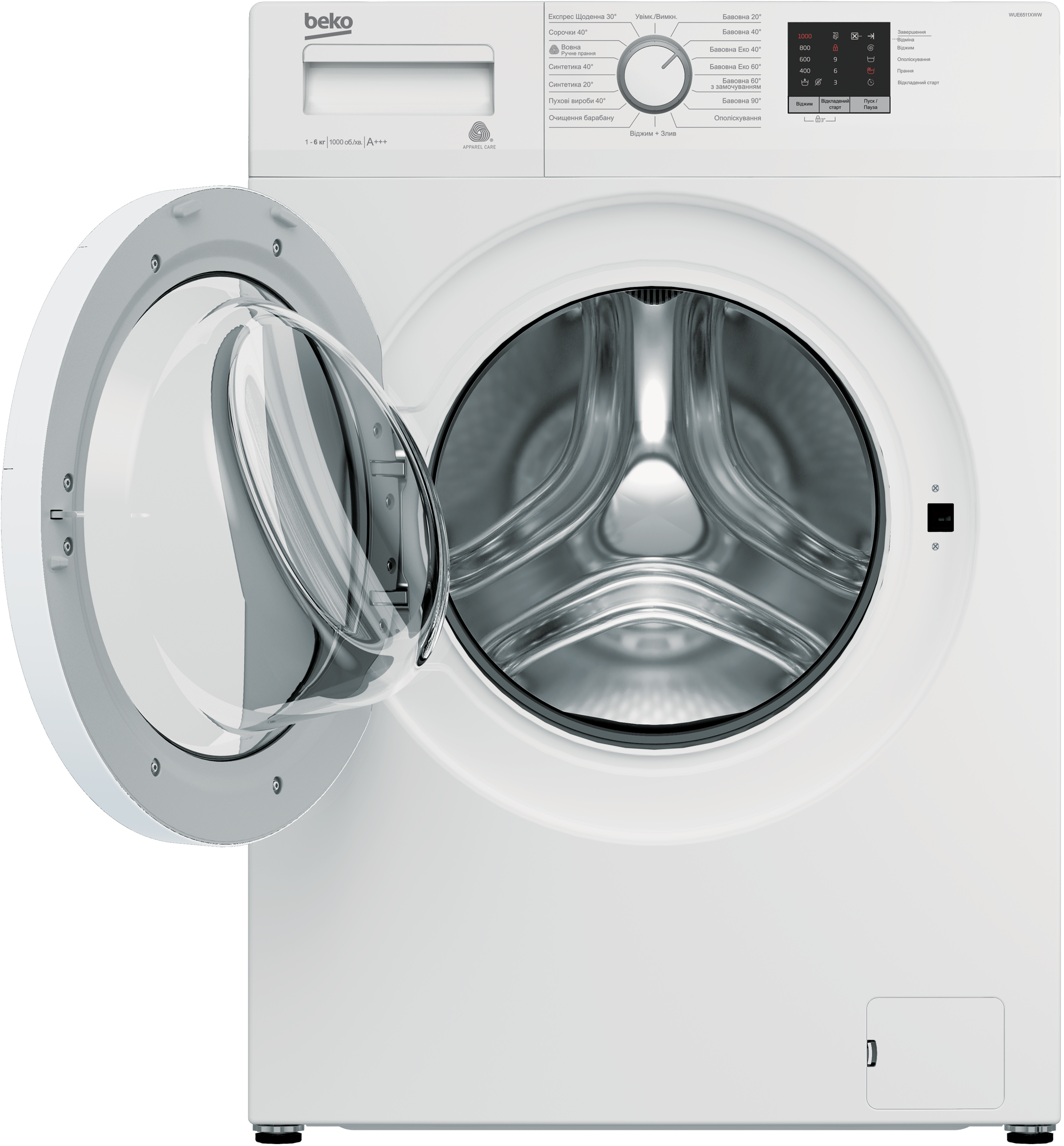 Пральна машина автоматична Beko WUE6511XWW