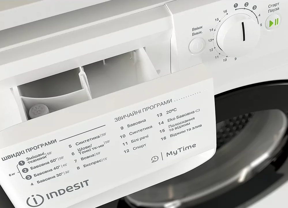 Пральна машина автоматична Indesit OMTWSE 61293 WK UA