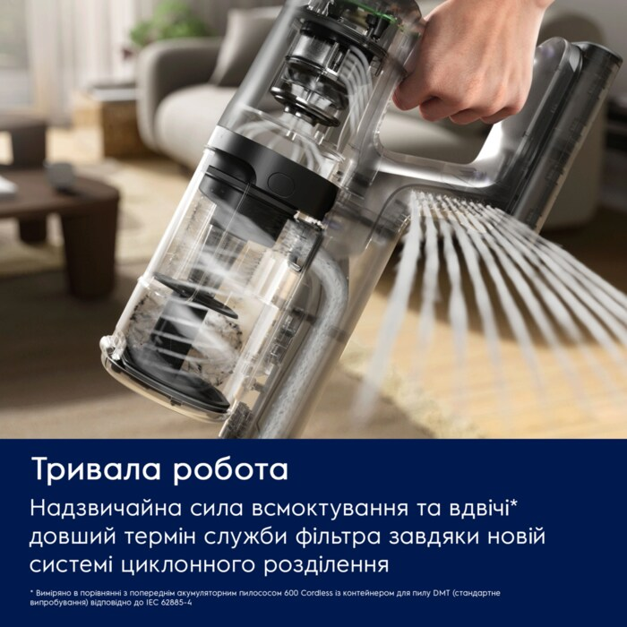 Акумуляторний пилосос Electrolux EP61CB21OG