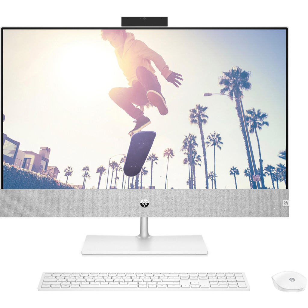 Комп'ютер HP Pavilion 27-ca2013ua AiO / i5-13400T, 16, 512, RTX3050 4GB, WiFi, Cam, K&M (AE0P8EA)