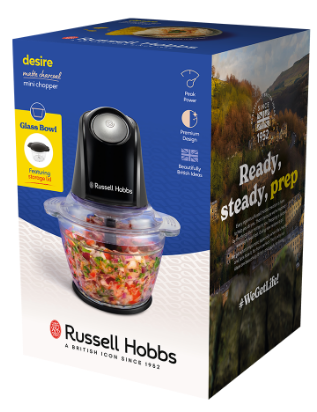 Подрібнювач Russell Hobbs 27131-56 Matte Charcoal Mini Chopper