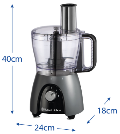 Кухонний комбайн Russell Hobbs 27111-56 Matte Charcoal Food Processor