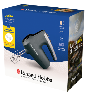 Міксер Russell Hobbs 27151-56 Matte Charcoal Hand Mixer