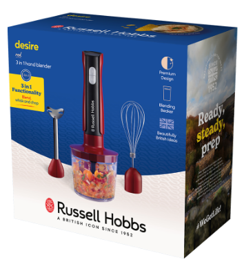 Занурювальний блендер Russell Hobbs 27140-56 Desire 3 in 1 Hand Blender