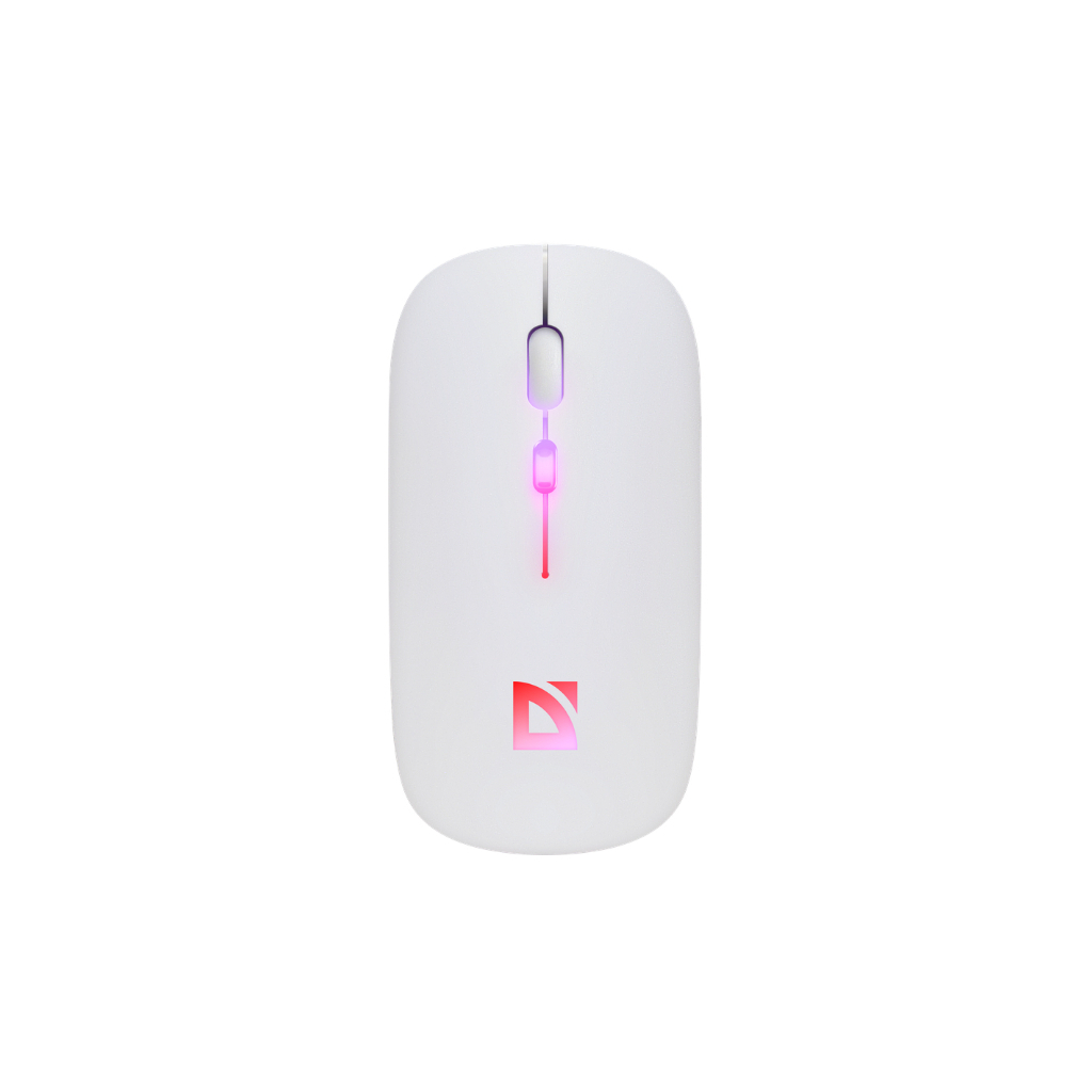 Мишка Defender Touch MM-997 Silent Wireless RGB White (52998)