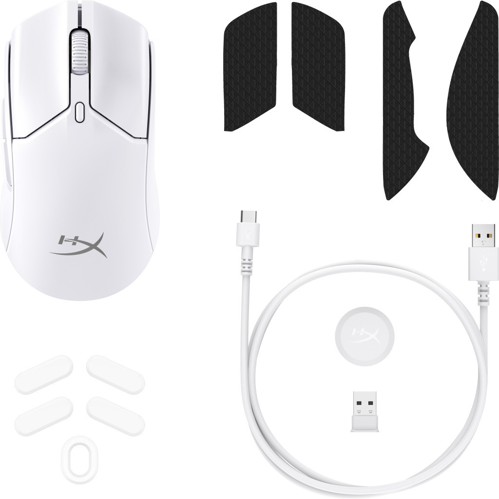 Мишка HyperX Pulsefire Haste 2 Mini Wireless White (7D389AA)