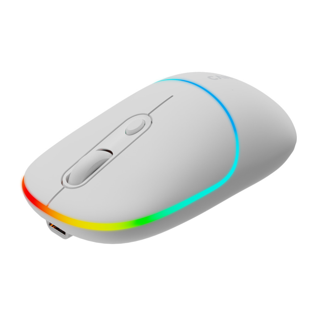 Мишка Canyon MW-22 Dual Band RGB Wireless Snow White (CNS-CMSW22SW)