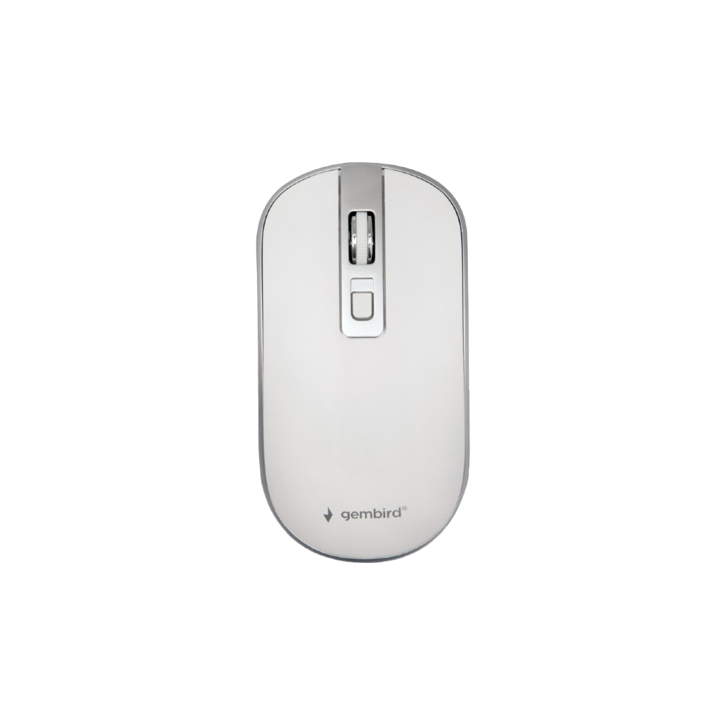 Мишка Gembird MUSW-4B-06-WS Wireless White-Silver (MUSW-4B-06-WS)