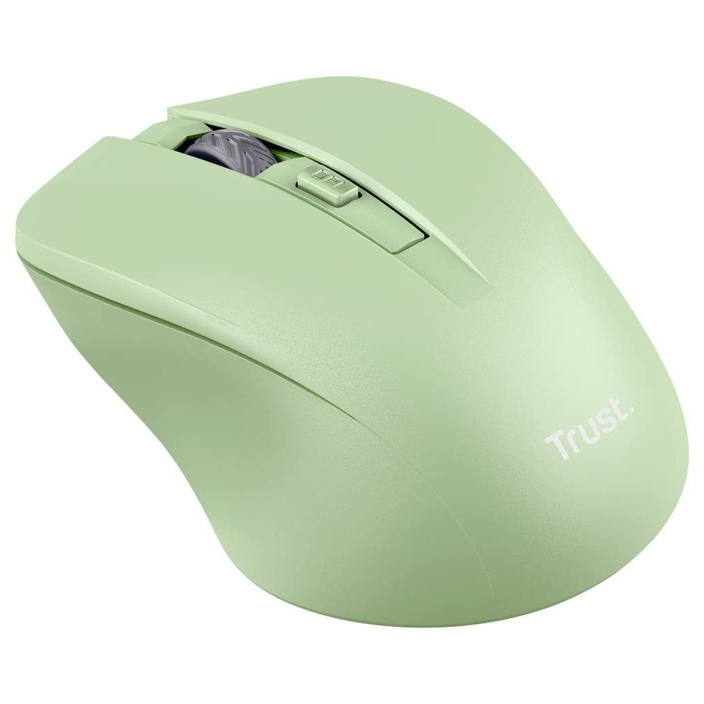 Мишка Trust Mydo Silent Wireless Green (25042)