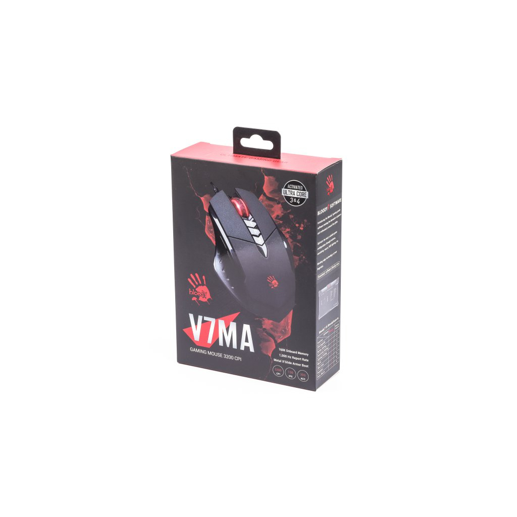 Мишка A4Tech Bloody V7MA Black