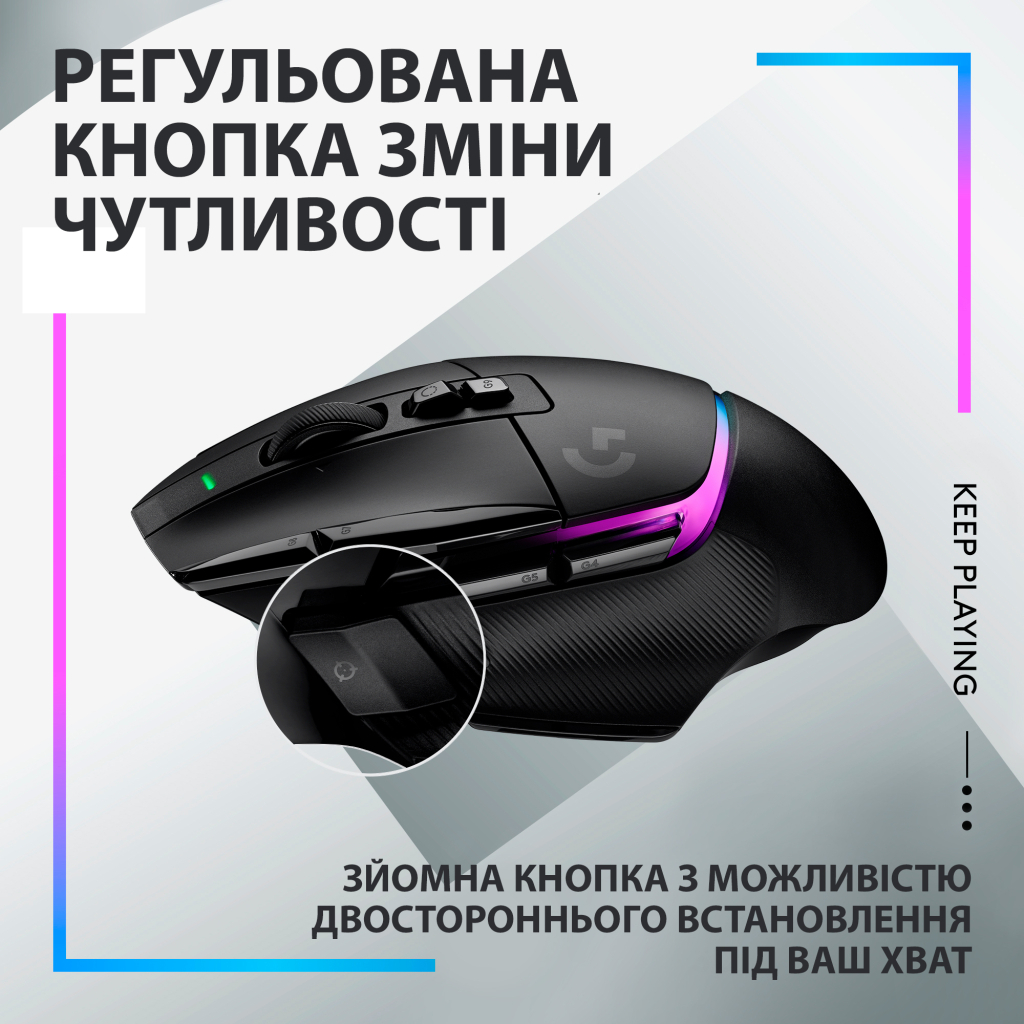 Мишка Logitech G502 X Plus Wireless Black (910-006162)